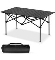 Big Folding Table – Heavy Duty Aluminum Folding Table 120x60cm Surface, 100kg Capacity | Adjustable Height Legs, Quick Fold Design | UAE Construction Site Workshop Professional Workbench